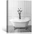 thumbnail image 1 of AatoeaX Kids Bathroom Wall Art Cute Giraffe Bathing in Bathtub Canvas Prints Pictures Funny Animals Posters Wall Decor for Home Decoration, Stretched and Ready to Hang, 1 of 6