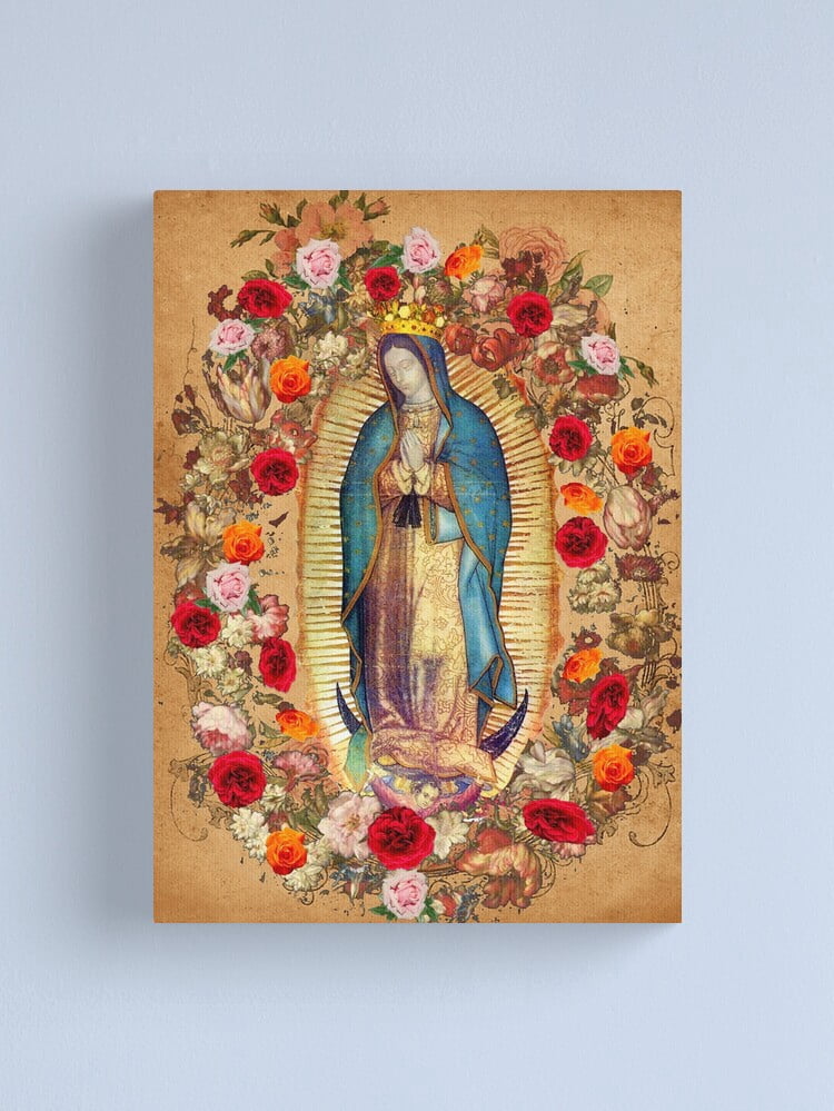 AatoeaX Our Lady of Guadalupe Virgin Mary Catholic Mexico Canvas Print ...