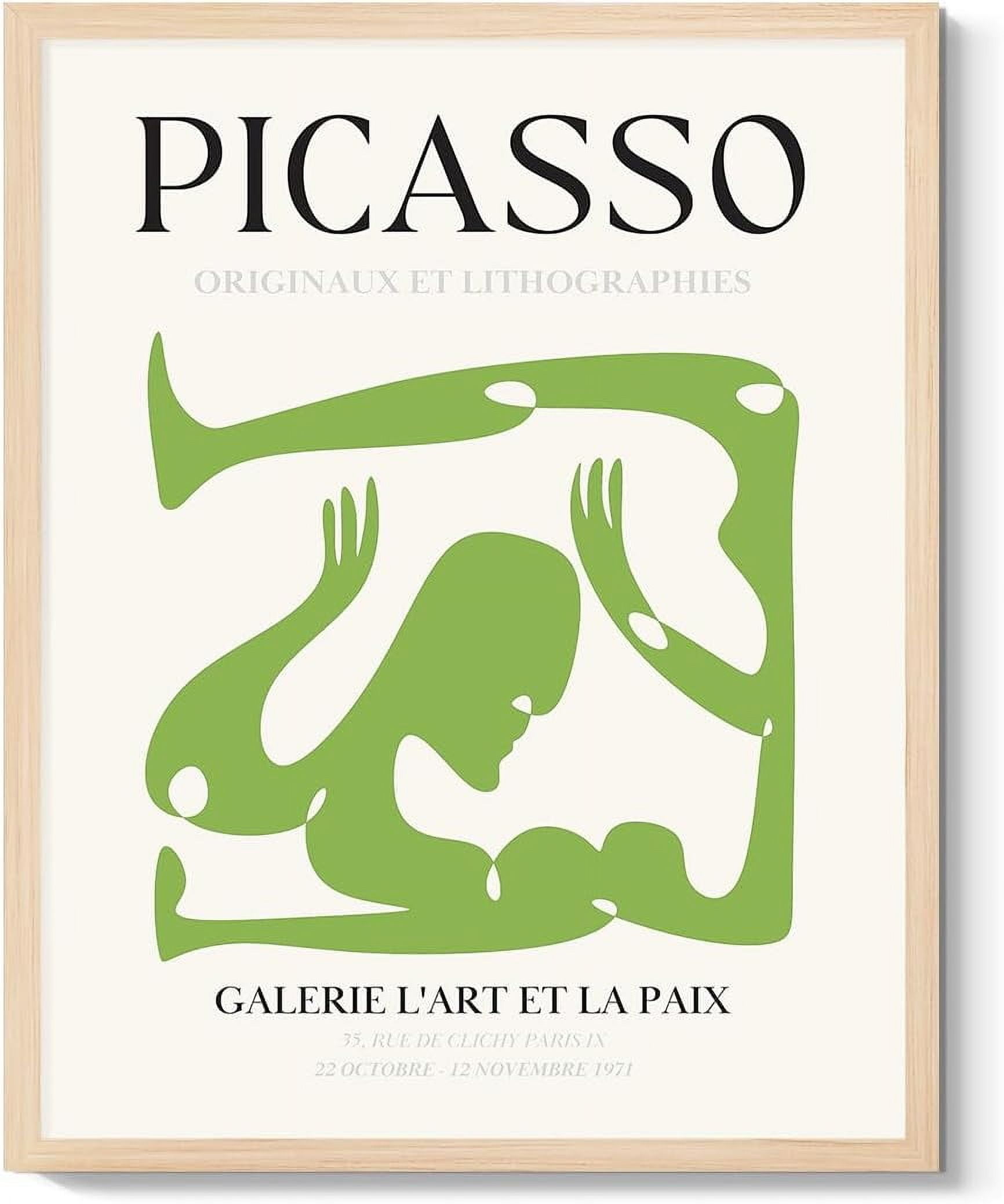 Aatoeax Pablo Picasso Canvas Wall Art Picasso Green Dancer Poster