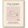 thumbnail image 1 of AatoeaX Pablo Picasso Poster - Picasso Snail Wall Art Abstract Line Drawing Picture Minimalist Wall Decor Animals Artwork Ready to Hang for Living Room Bedroom Bathroom Home Decoration, 1 of 4