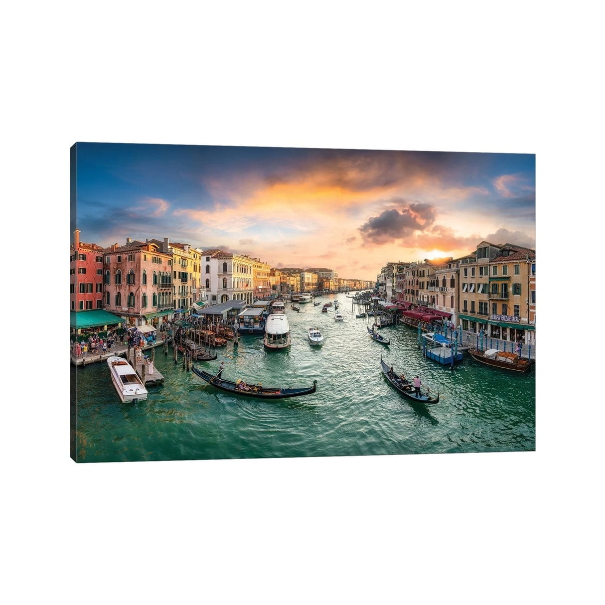 AatoeaX "The Grand Canal in Venice, Italy" Canvas Print Modern Wall Art ...