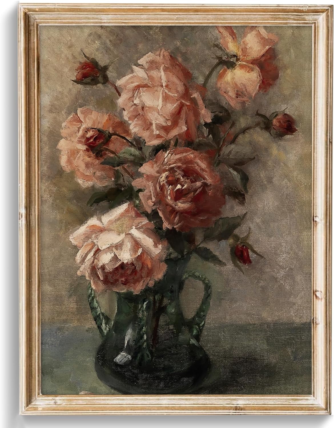 AatoeaX Vintage Floral Wall Art, Retro Flower Botanical Painting, Farmhouse  Wall Decor Rustic Still Life Roses Canvas Prints Vintage Painting Vintage  Art Pictures for Bedroom Bathroom Decor - Walmart.com, image size:1170x1500