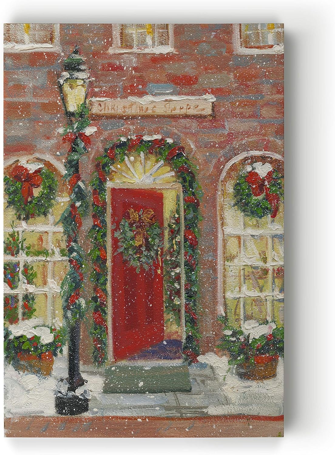 AatoeaX Xmas Abstract Paintings for Home Decor Red Christmas Shoppe ...