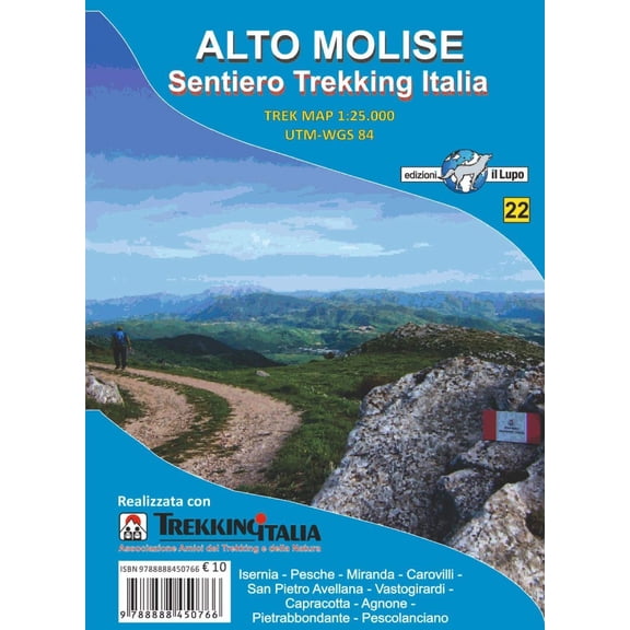 Aavv Carta Alto Molise. Sentiero trekking Italia (Paperback)