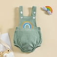 thumbnail image 1 of Aayomet Baby Bodysuit Jumpsuit For Baby Boy Baby Snug Fit Footed Cotton One-Piece Romper Jumpsuit,Green 6 Months, 1 of 5