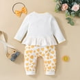 thumbnail image 1 of Aayomet Baby Bodysuit Sets Long Sleeve Bodysuit Baby Boy baby-girls Baby Organic Cotton Gauze Overall Jumpsuit,Yellow 9-12 Months, 1 of 4
