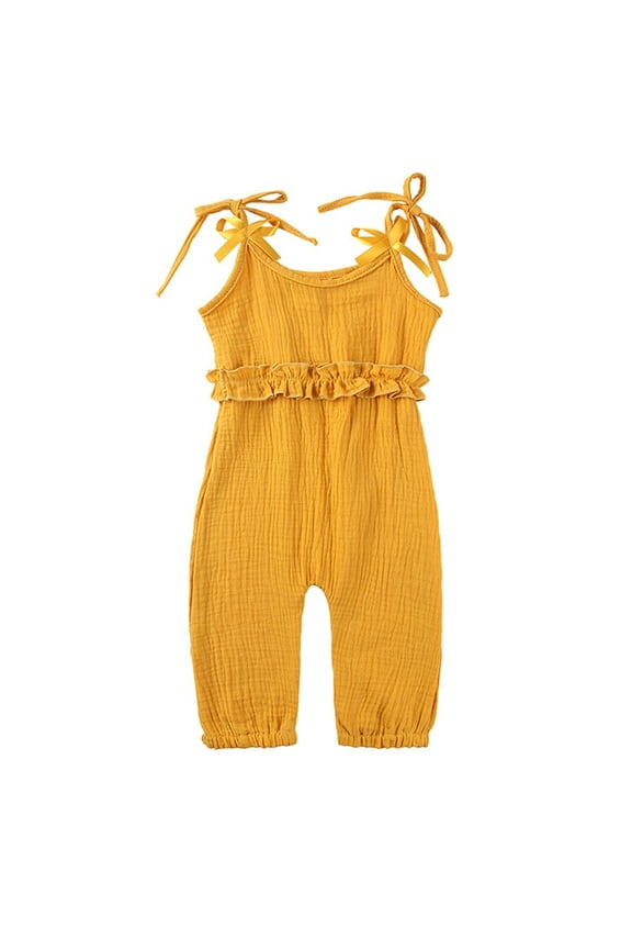 Baby Bodysuit Sets Organic Cotton Baby Boy Girl Zip up Sleep N Play, Footless, Long/Short Sleeve,Yellow 18-24 Months