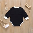 thumbnail image 1 of Aayomet Baby Boy Clothes Baby Boy Girl Solid Color One Piece Romper Jumpsuit Outfits Clothes,Black 2-3 Years, 1 of 5
