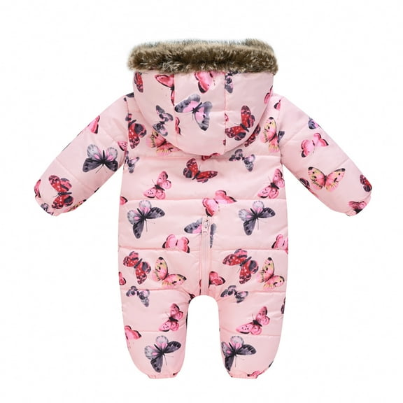 "Aayomet Baby Girl Clothes Baby Bodysuit Baby Girl Easter Bodysuit Outfit Floral Rabbit Jumpsuit Fly Sleeve Bunny Romper Headband Clothes Se,Hot Pink 6-12 Months"