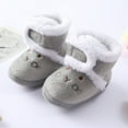 thumbnail image 1 of Aayomet Baby Girl Shoes Snow Girls Booties Boys Warming Boots Toddler Baby Shoes (Gray, 5 Toddler), 1 of 5