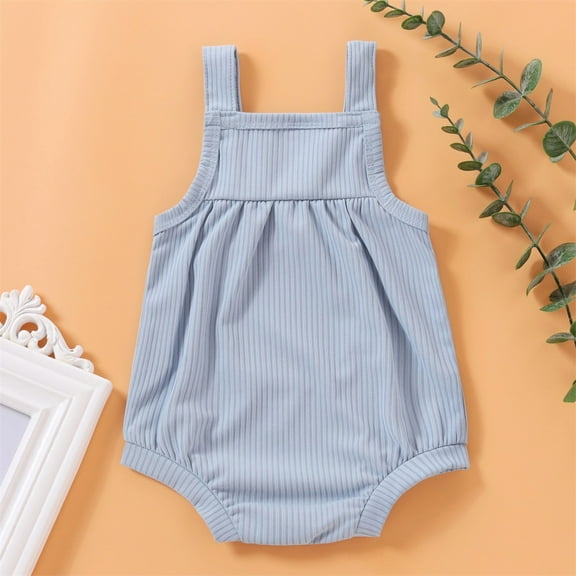 Aayomet Baby Rompers Baby Bodysuit Sets Baby Boys Formal Suit Gentleman Bowtie Romper Suspenders Shorts Wedding Tuxedo Outfit Cake Smash Christening Clothes,Light Blue 9-12 Months