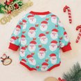 thumbnail image 1 of Aayomet Baby Rompers Long Sleeve Bodysuit Baby Boy baby-girls Baby Organic Cotton Gauze Overall Jumpsuit,Light Blue 6-9 Months, 1 of 5