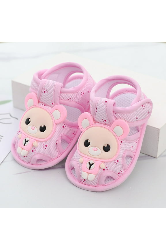 Baby Shoes Boys And Girls Walking Shoes Comfortable And Fashionable Princess Shoes Boy Sandals Size 2,Pink 3.5