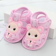 thumbnail image 1 of Aayomet Baby Shoes Boys And Girls Walking Shoes Comfortable And Fashionable Princess Shoes Boy Sandals Size 2,Pink 4.5, 1 of 4