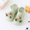 thumbnail image 1 of Aayomet Baby Slippers Cartoon Socks Shoes Toddler WarmThe Floor Socks Non Slip Prewalker Shoes (Green, 6.5 Toddler), 1 of 3