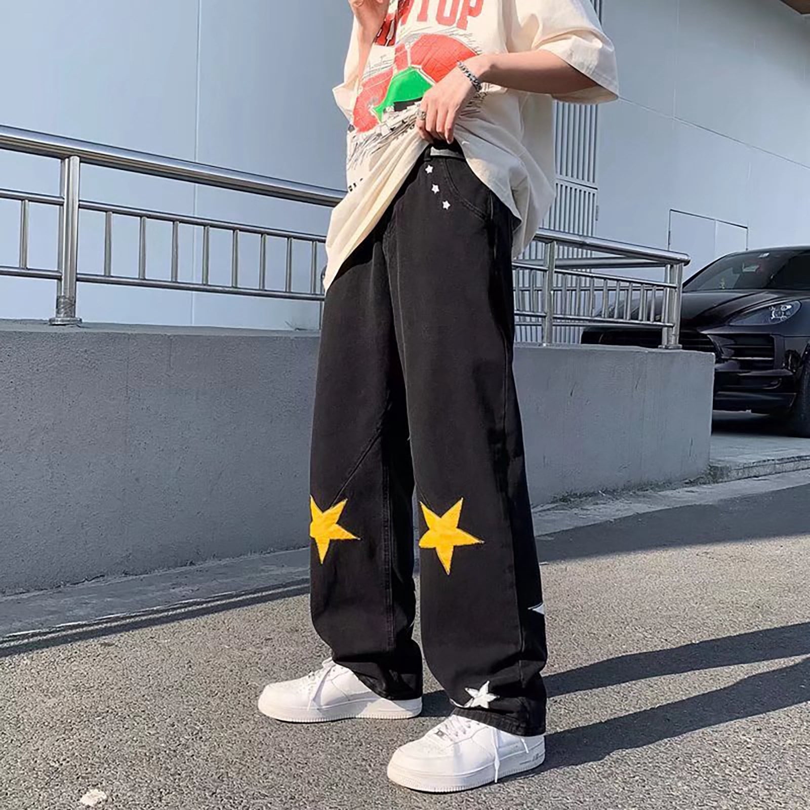Jeans Aesthetic Ropa De Shein Pantalon Baggy Hombre Shein