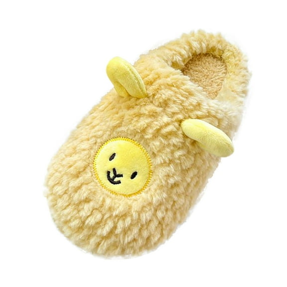 Aayomet Bedroom Slippers Women Cartoon Print Cotton Slippers Winter Indoor Outdoor Slippers,B 39