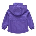 thumbnail image 1 of Aayomet Big Girls Winter Coats Winter Coat For Girls Hooded Floral Print Kids Warm Cotton Parka,Purple 7-8 Years, 1 of 3