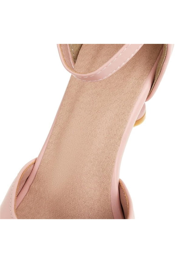 Big Kids Girls Dress Shoes Pumps High Heels High School Prom Shoes Sandals Shoes Girls Easter Sandals,Pink 5