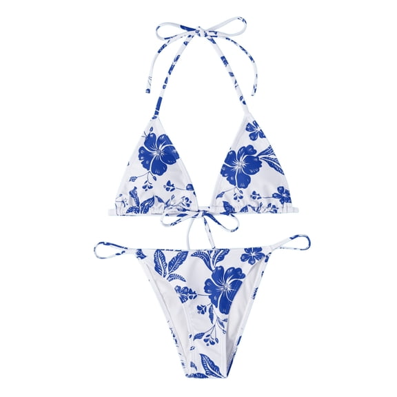 Aayomet Bikinis For Women Bandeau Brazilian Swimsuit Women Push-Up Beachwear Bikini Bandage Set Swimwear Swimwears Tankinis,White L