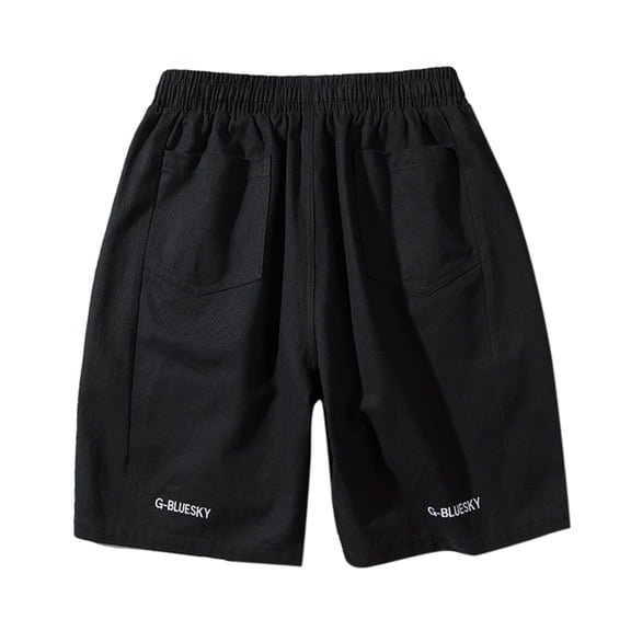 Aayomet Board Shorts Men'S Men's Regular Fit Cross Hatch Basic Denim Shorts,Black XXL