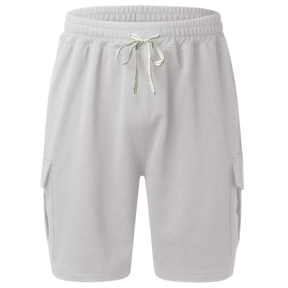 Aayomet Board Shorts Men'S Mens Stretch Expandable Waist Outdoor Quick Dry Shorts Lightweight Workout Shorts for Men,Gray L