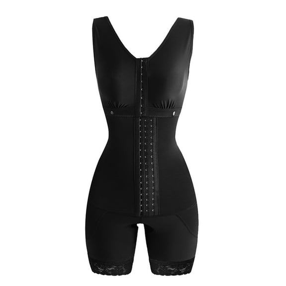 Aayomet Bodysuit Shapewear for Women Shapewear for Women Full Body Shaper Lifter Thigh Slimmer Bodysuit for Women Daily,Black S