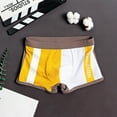 thumbnail image 1 of Aayomet Captain Underpants Men's Underwear Bamboo Rayon Breathable Super Soft Comfort Lightweight Pouch Boxer Briefs,Yellow XXL, 1 of 3
