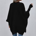thumbnail image 1 of Aayomet Cardigan For Women Dressy Women's Casual Long Sleeve Open Front Cable Knit Cardigans Lightweight Solid Color with Pockets,Black S-XXL, 1 of 4