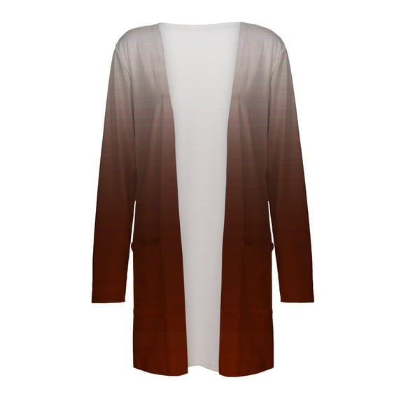 Aayomet Cardigan For Women Fall Women Cable Knit Cardigan V-Neck Button Up Sweaters with Pockets Cozy Warm Outwear Coat,Brown S-XXL