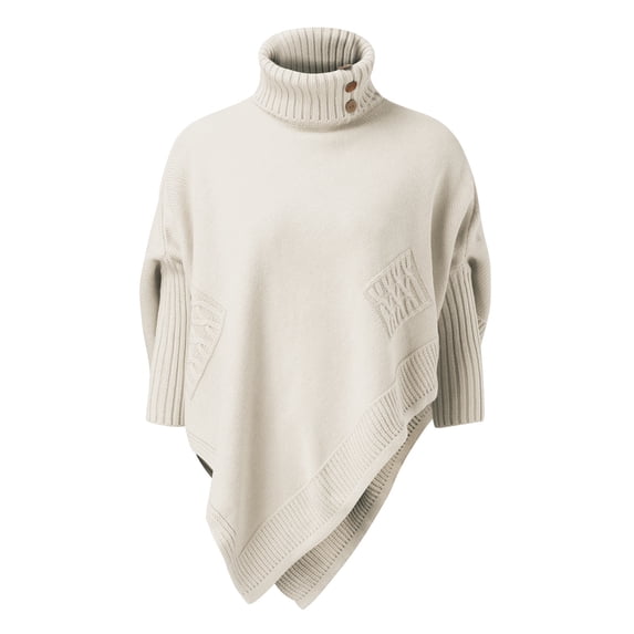 Aayomet Cardigan For Women Plus Size Womenâs Quarter Zip V Neck Long Sleeve Solid Color Sherpa Fuzzy Knit Pullover Sweater Tops,Beige S-XXL