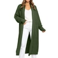 thumbnail image 1 of "Aayomet Cardigan Sweaters For Women Lightweight Women's Casual Long Sleeve Cable Knit Open Front Loose Sweater Cardigan Coat Outerwear,Green M", 1 of 5
