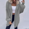 thumbnail image 1 of Aayomet Cardigan Sweaters for Women Dressy Womens Fall 2023 Long Sleeve Soft Knit Cardigan Open Front Asymmetrical Hem Sweater Coat Outerwear,Gray S-XXL, 1 of 5