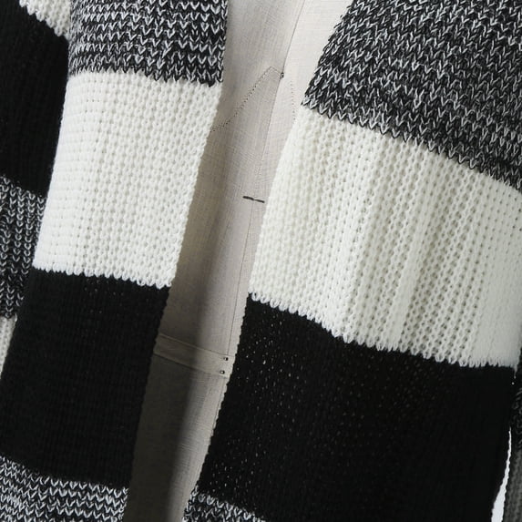 "Aayomet Cardigan Sweaters For Women Lightweight Women's Popcorn Cardigan Oversized Open Front Boyfriend Batwing Long Sleeve Fuzzy Knit Sweaters,Black S-XXL"