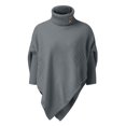 thumbnail image 1 of Aayomet Cardigan For Women Plus Size Women’s Long Sleeve Halter Neck Cutout Off Shoulder Ribbed Knit Loose Casual Pullover Sweater Top,Dark Gray S-XXL, 1 of 4