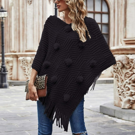 Aayomet Cardigan for Women 2023 Women's Fuzzy Popcorn Batwing Sleeve Cardigan Knit Oversized Sherpa Sweater Coat,Black S-XXL