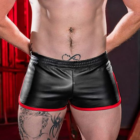 Aayomet Cargo Shorts Men's Linen Casual Classic Fit Short Drawstring Summer Beach Shorts with Pockets,Red L