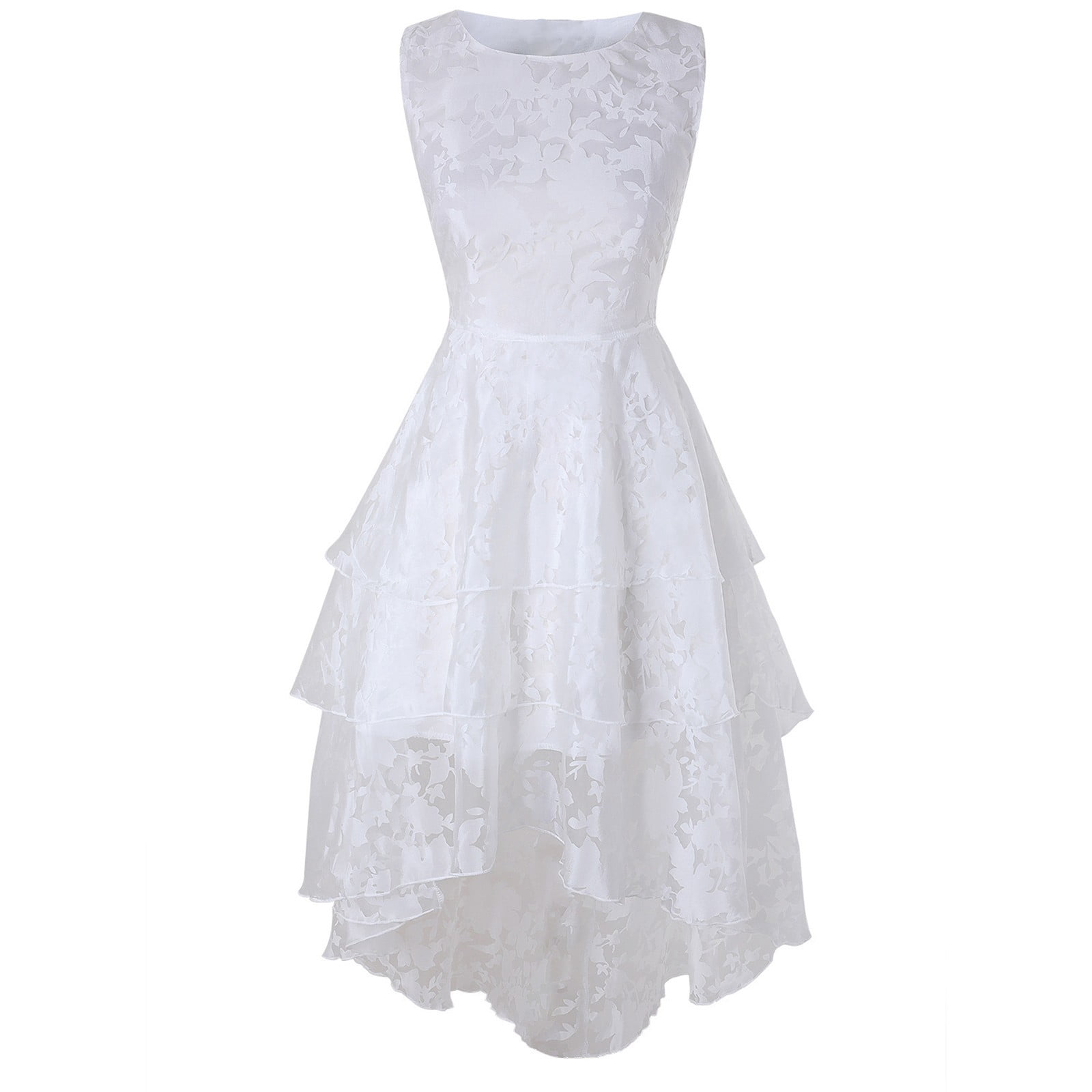 knee length dresses for ladies Navy Beaded Lace Long V Neck Dress With See-Through Mesh Paneling main image 1