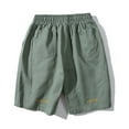 thumbnail image 1 of Aayomet Casual Shorts For Men Men's Casual Shorts Elastic Jogger Gym Active Pocket Shorts,Green 3XL, 1 of 5