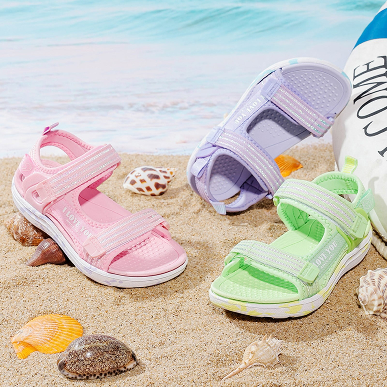 Aayomet Children Shoes Beach Sandals Light Girl Sandals Big Children ...