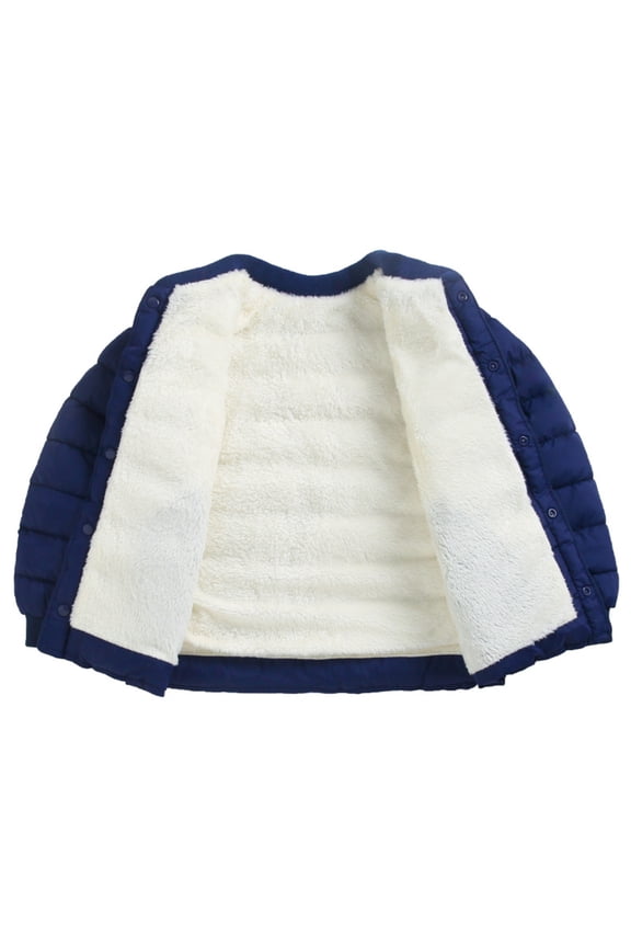 Coat For Boys Zip Off Gradient Water Resistant Dip Dye Hooded Puffer Jacket,Dark Blue 8-10 Years