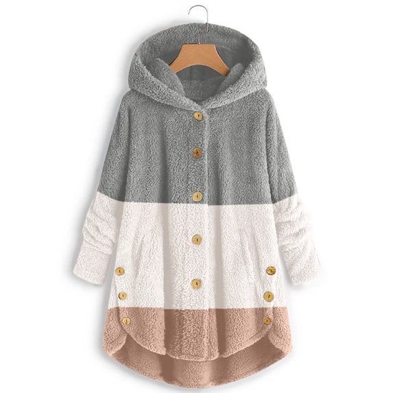 Aayomet Coats For Women Fashion Women's Suttle Mountain Long Insulated Jacket,Gray M