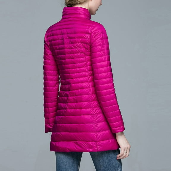 Aayomet Coats for Women 2023 Raincoat for Women Waterproof Rain Jacket Hooded Outdoor Windbreaker Lightweight Trench Coat,Hot Pink XL
