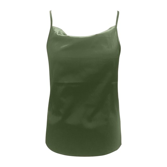 Aayomet Cute Tops For Women Women Sparkle All Over Sequin Cami Tank Tops,Green L
