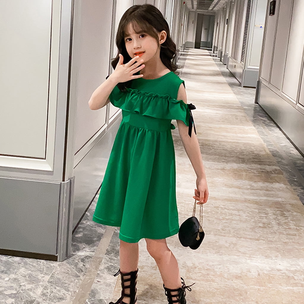 Aayomet Dresses For Teens Girls Trendy Girls Maxi Dress Kids