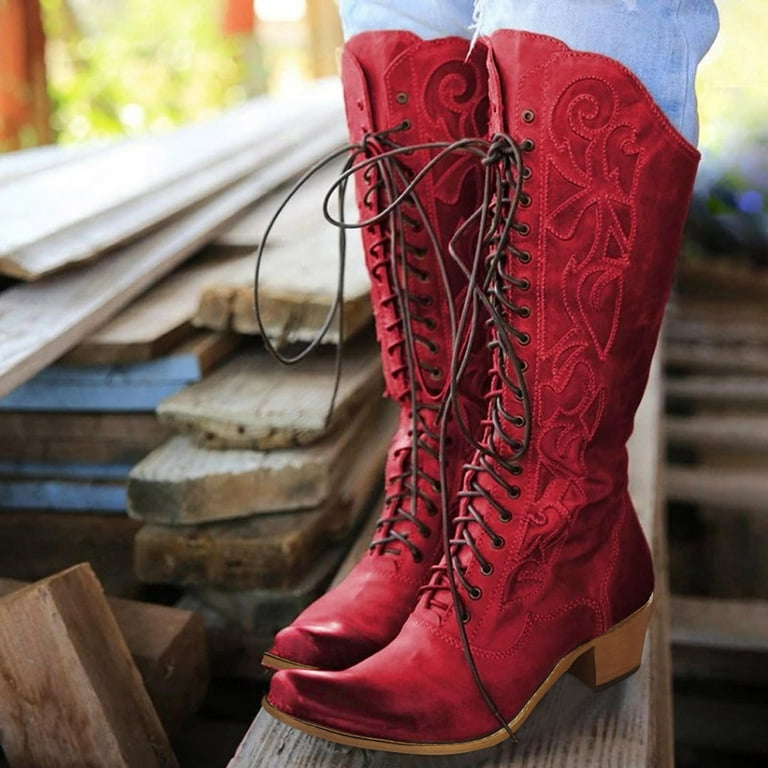 Lace up booties best sale