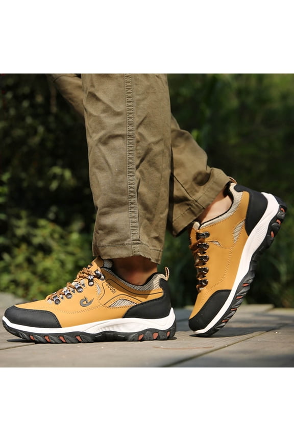 Fashion Sneakers And Shoes Support Arch On Good Outdoors Comfy NonSlip Light Put Breathable Work Easy Shoes Men To Men's,Yellow 10.5