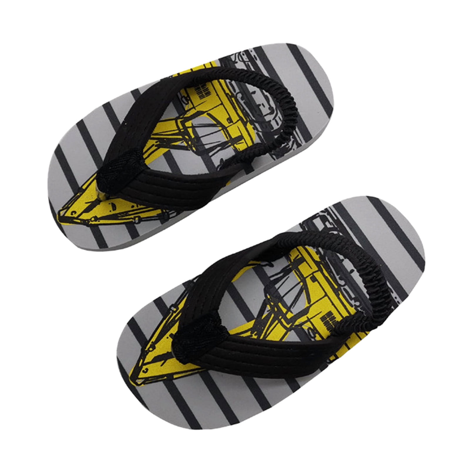 Aayomet Flip Flops With Adjustable Elastic Boys Beach Summer Toddler Girls For Kids Eva Shoes Shoes Strap Girls Flip Flop,Gray 8