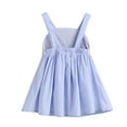 thumbnail image 1 of Aayomet Flower Girl Dress Kids Pageant Flower Girl Dress Little Girls Party Wedding Formal Dresses,Blue 12-18 Months, 1 of 5
