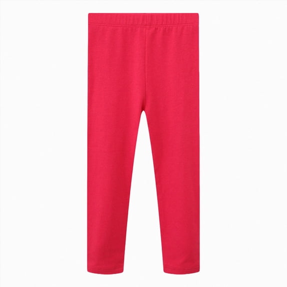 Aayomet Girls Cotton Leggings, Kids Toddler Footless Pants,Soft Durable Pull-on Fit, elastic Waistband, School Play, Active Days